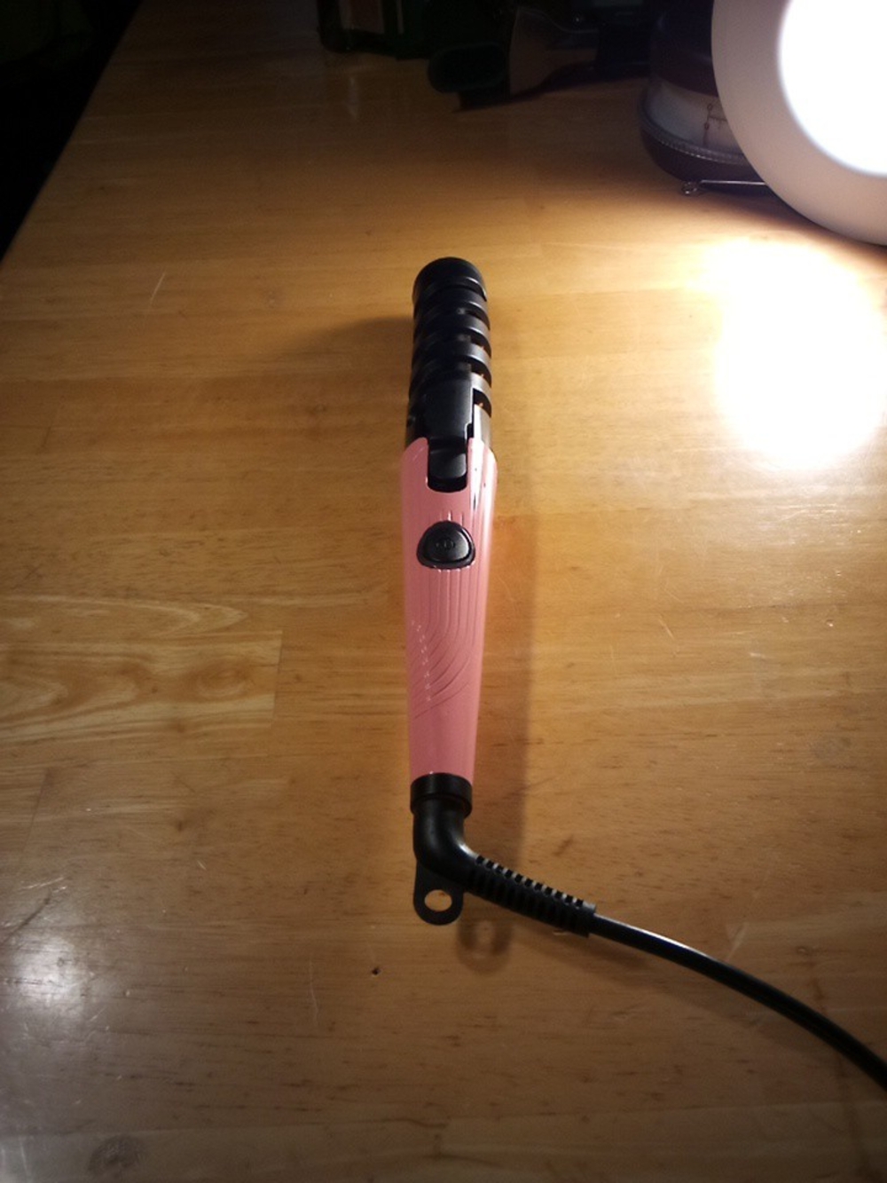 Pink Travel Hair Curler - Compact Curling Iron
